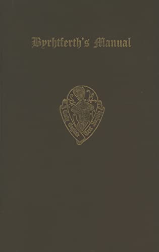 Beispielbild fr Byrthferth's Manual vol I Text, translation, sources, and appendices (Early English Text Society Original Series) zum Verkauf von Zubal-Books, Since 1961