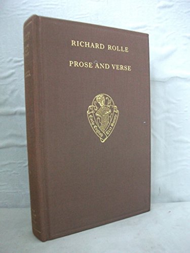 Richard Rolle: Prose and Verse from MS. Longleat 29 and related manuscripts (Early English Text S...