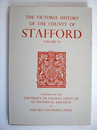 Imagen de archivo de The Victoria History of the County of Stafford a la venta por Postscript Books