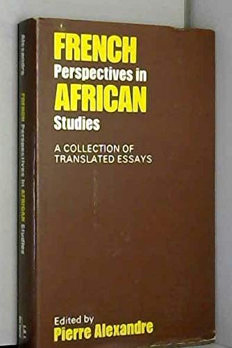 9780197241912: French Perspectives in African Studies: Collection of Translated Essays (International African Institute S.)