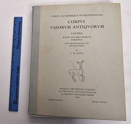 Beispielbild fr Corpus Vasorum Antiquorum - Canada: Royal Ontario Museum Fasc.1 (Toronto) zum Verkauf von Midtown Scholar Bookstore