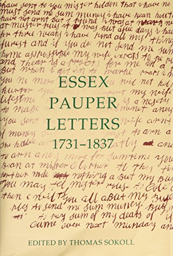 9780197262429: Essex Pauper Letters, 1731-1837: 30 (Records of Social and Economic History (New Series))