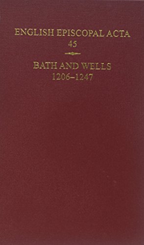 Beispielbild fr Bath and Wells 1206-1247 zum Verkauf von Blackwell's