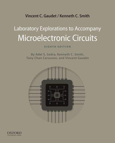 Imagen de archivo de Microelectronic Circuits 8th Edition: Laboratory Explorations Format: Paperback a la venta por INDOO