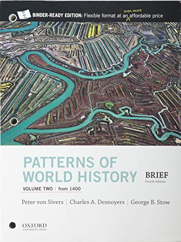 Beispielbild fr Patterns of World History, Volume Two: From 1400 zum Verkauf von Blackwell's
