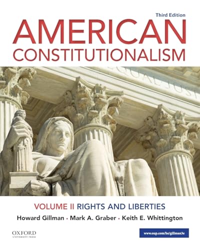 Stock image for American Constitutionalism: Volume II: Rights and Liberties for sale by BooksRun