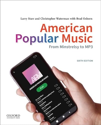 Beispielbild fr American Popular Music: From Minstrelsy to MP3 zum Verkauf von BooksRun
