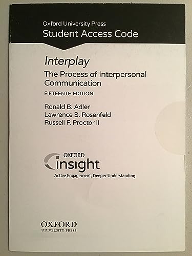 9780197575062: Interplay 15e Oxford Insight