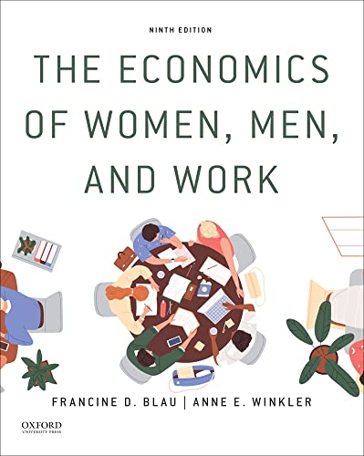 Beispielbild fr The Economics of Women, Men, and Work zum Verkauf von Blackwell's