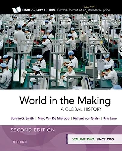 Beispielbild fr World in the Making : Since 1300 zum Verkauf von GreatBookPrices