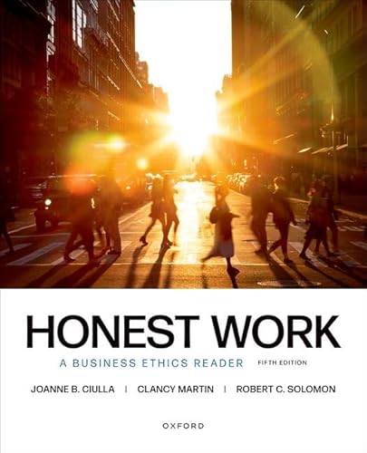 9780197617052: Honest Work: A Business Ethics Reader