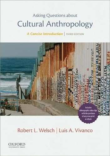 Imagen de archivo de Asking Questions About Cultural Anthropology: A Concise Introduction a la venta por BooksRun