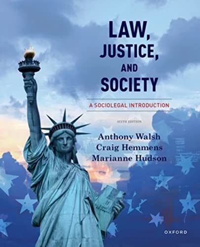 Beispielbild fr Law, Justice, and Society : A Sociolegal Introduction zum Verkauf von Better World Books
