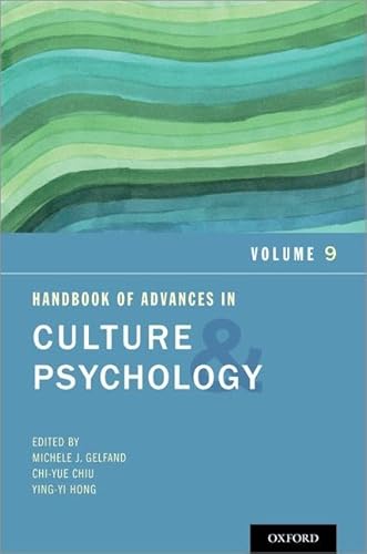 Stock image for Handbook of Advances in Culture and Psychology: Volume 9 for sale by GF Books, Inc.