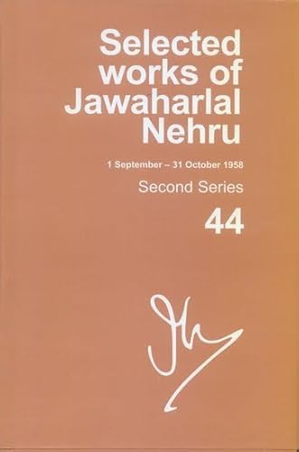 Beispielbild fr Selected Works of Jawaharlal Nehru (1 January - 31 March 1958): Second Series, Vol. 41 zum Verkauf von Powell's Bookstores Chicago, ABAA