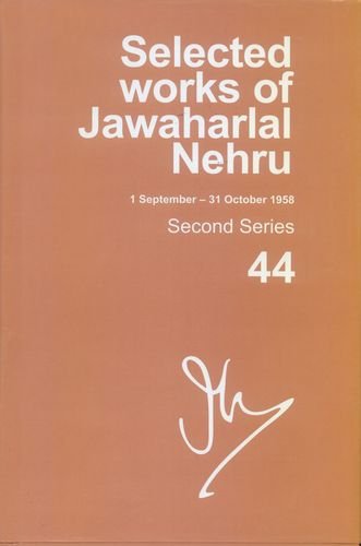 9780198070665: Selected Works of Jawaharlal Nehru (1 January - 31 March 1958): Second Series, Vol. 41 (Selected Works of Jawaharlal Nehru, Second Series)