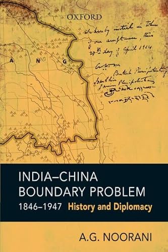 Beispielbild fr India-China Boundary Problem 1846-1947: History and Diplomacy zum Verkauf von Anybook.com