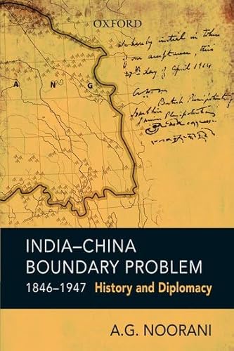 India-China Boundary Problem: History and Diplomacy