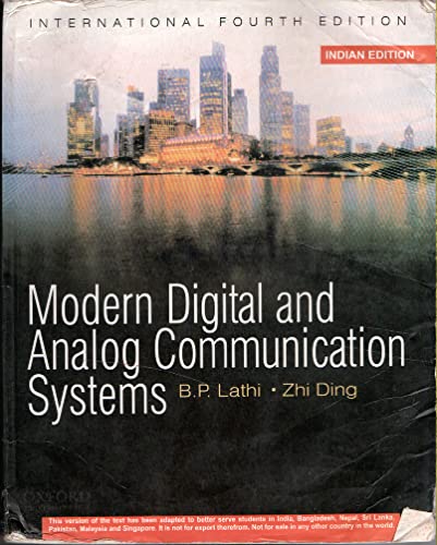 Stock image for Modern Digital and Analog Communication Systems for sale by Better World Books: West