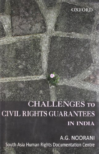Beispielbild fr Challenges to Civil Rights Guarantees in India zum Verkauf von Blackwell's