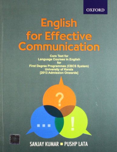 Immagine dell'editore per English For Effective Communication venduto da dsmbooks