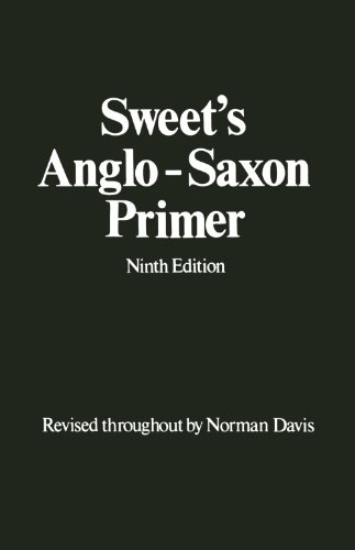 Stock image for Sweet's Anglo-Saxon Primer for sale by WorldofBooks