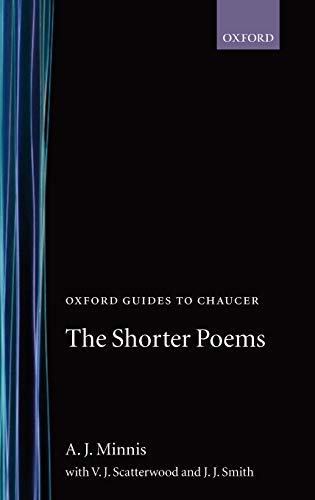 9780198111931: Oxford Guides to Chaucer: The Shorter Poems