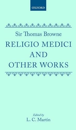 Stock image for Religio Medici and Other Works: Religio Medici and Other Works for sale by Revaluation Books