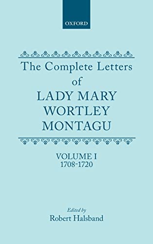 Beispielbild fr The Complete Letters of Lady Mary Wortley Montagu zum Verkauf von Better World Books