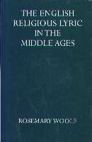 9780198114871: The English Religious Lyric in the Middle Ages (Oxford University Press academic monograph reprints)