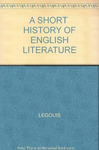 Imagen de archivo de A Short History of English Literature a la venta por Better World Books Ltd