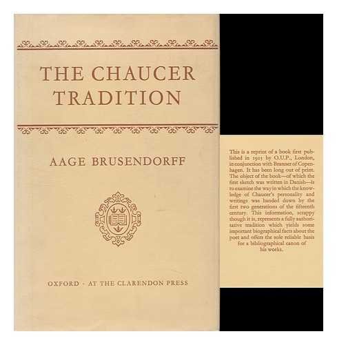 Stock image for Chaucer Tradition. for sale by Grendel Books, ABAA/ILAB