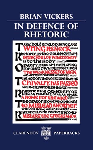 Stock image for In Defence of Rhetoric for sale by HPB-Red
