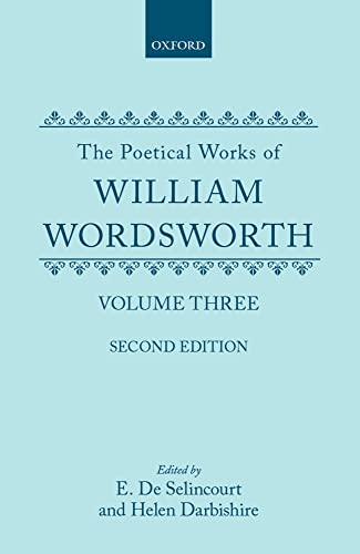 9780198118299: The Poetical Works of William Wordsworth: Volume III