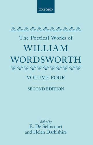 9780198118305: The Poetical Works: The Poetical Works: Volume 4 (Oxford English Texts)