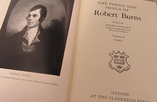 9780198118435: The Poems and Songs of Robert Burns - in 3 volumes (Oxford English Texts)
