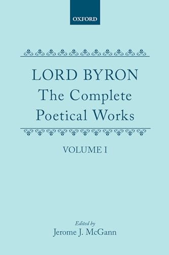 9780198118909: The Complete Poetical Works: Volume I (|c OET |t Oxford English Texts)