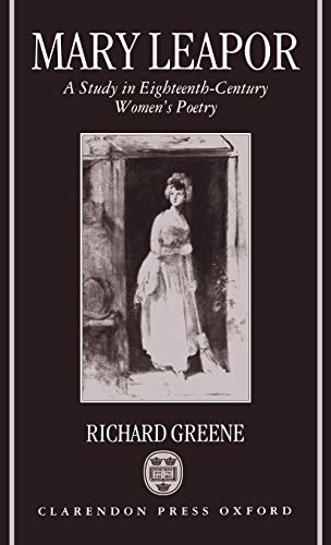 Beispielbild fr Mary Leapor: A Study in Eighteenth-Century Women's Poetry (Oxford English Monographs) zum Verkauf von WorldofBooks