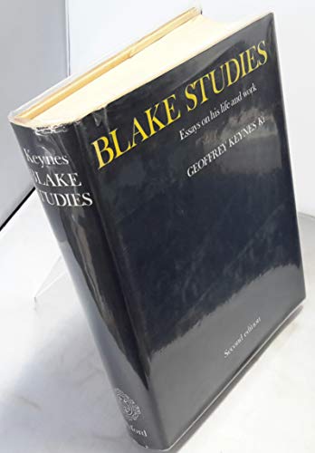 Stock image for Blake Studies: Essays on His Life and Work for sale by Ergodebooks