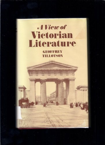 Imagen de archivo de A View of Victorian Literature a la venta por Booketeria Inc.