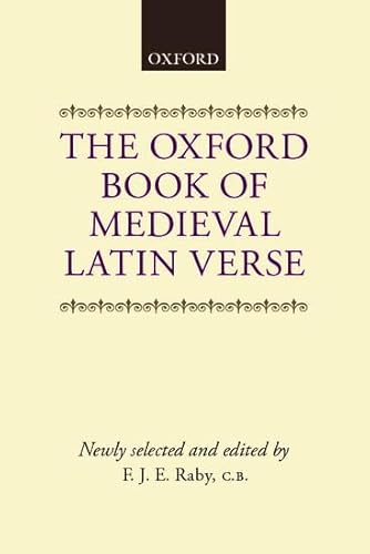 9780198121190: The Oxford Book of Medieval Latin Verse (Oxford Books of Verse)