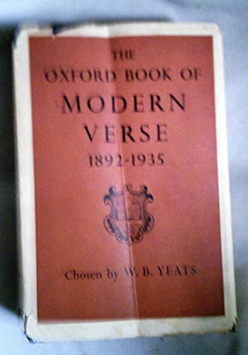 Imagen de archivo de The Oxford Book of Modern Verse 1892-1935 a la venta por Ergodebooks