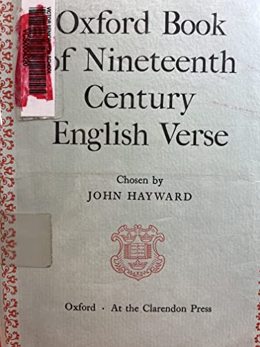 9780198121305: Oxford Book of Nineteenth Century English Verse