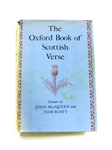 Imagen de archivo de The Oxford Book of Scottish Verse a la venta por WorldofBooks