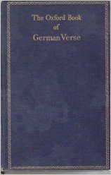 Stock image for Oxford Book of German Verse, Twelfth to Twentieth Century for sale by Better World Books