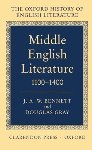 Beispielbild fr Middle English Literature 1100-1400 (Oxford History of English Literature) zum Verkauf von WorldofBooks