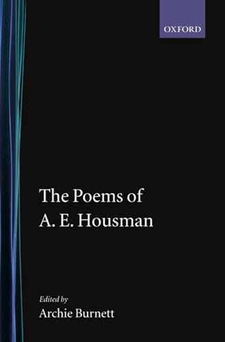 Stock image for THE POEMS OF A. E. HOUSMAN (|C O for sale by BennettBooksLtd