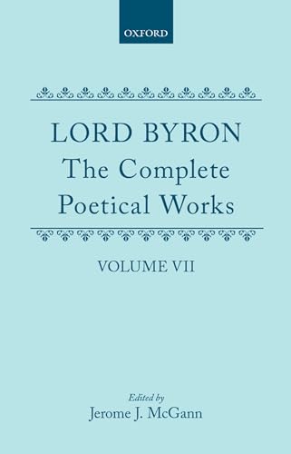 Stock image for The Complete Poetical Works: Volume VII (Oxford English Texts) for sale by PBShop.store US