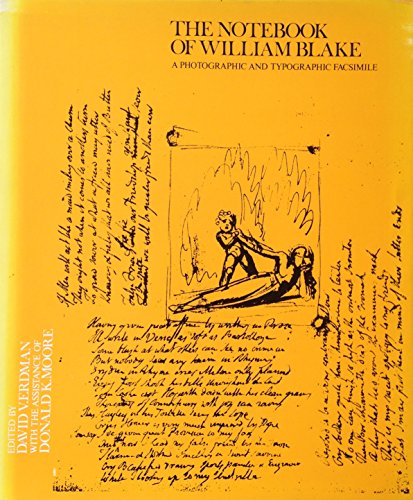 Stock image for The Notebook of William Blake : A Photographic and Typographic Facsimile for sale by Wildside Books