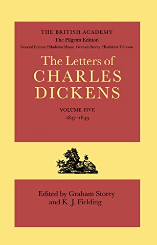 Beispielbild fr The Letters of Charles Dickens: The Pilgrim Edition, Volume 5: 1847-1849 zum Verkauf von ThriftBooks-Atlanta